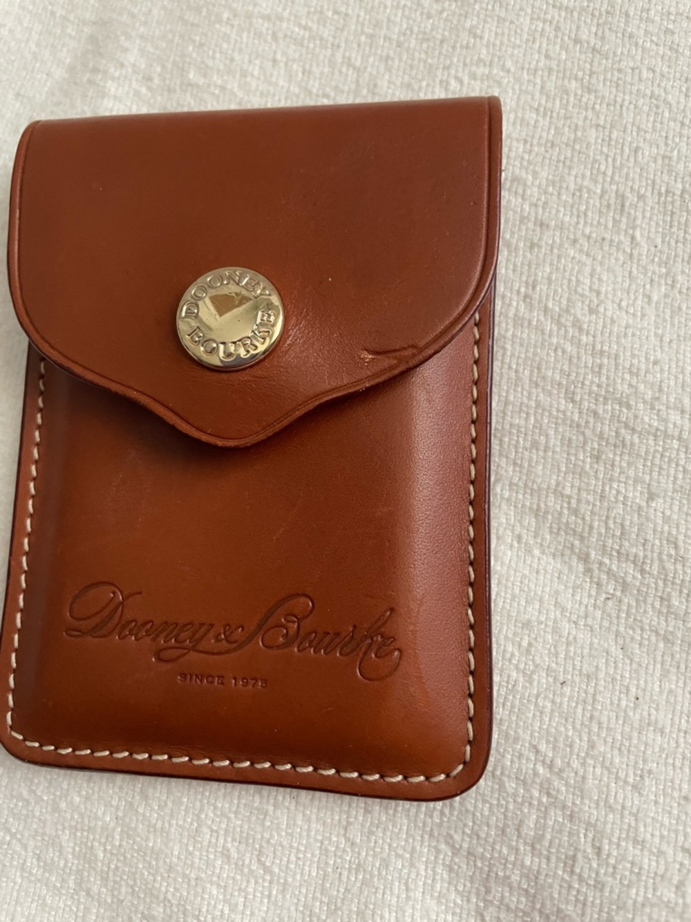 Vintage Dooney & Bourke Chestnut Brown Card Holder - Picture 3 of 7